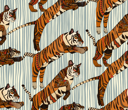 Jumping Tiger 2 Pattern