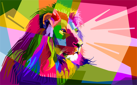 Graphic Lion