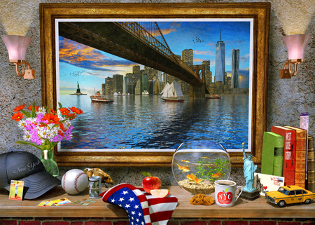 NY Picture Frame