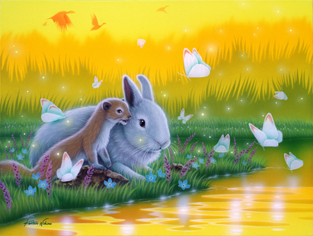 Bunny and Weasel – Evening Together