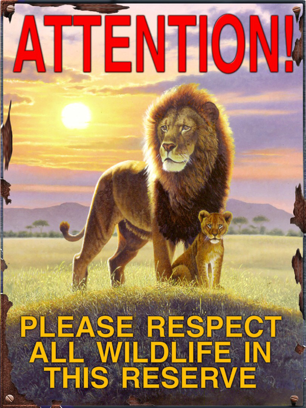 Lion Sign