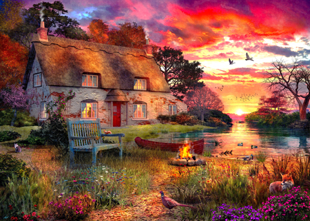 Evening Summer Cottage