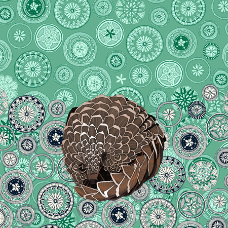 Pangolin Mandala peppermint