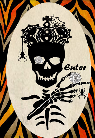 Skeleton Enter Sign