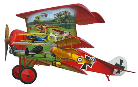 Aeroplane Puzzle Shape