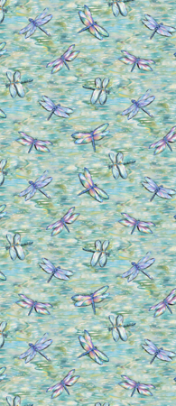 Frog Dragonfly Pattern