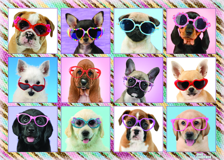 Hipster Pup Multipic