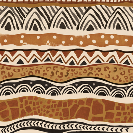 Brown Tribal