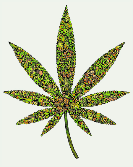 Cannabis Leaf 1