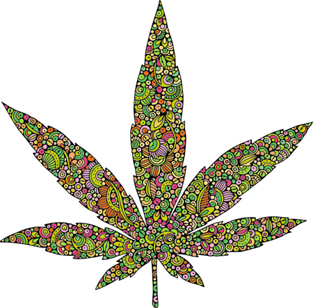 Cannabis Leaf 2