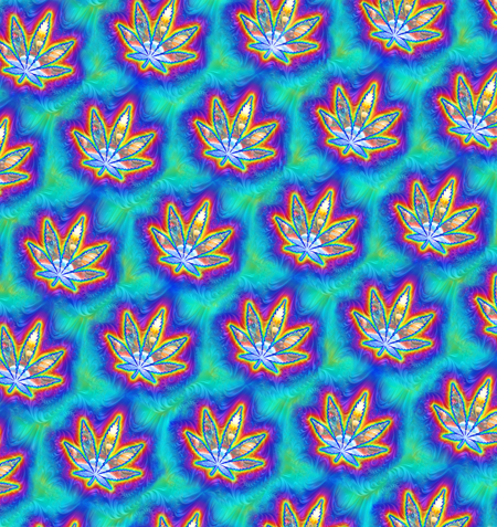 Cannabis Leaf Pattern