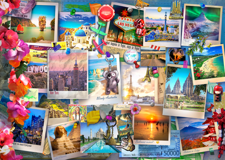 World Travel Pin Board