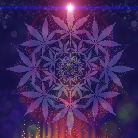 Cannabis Space Pattern