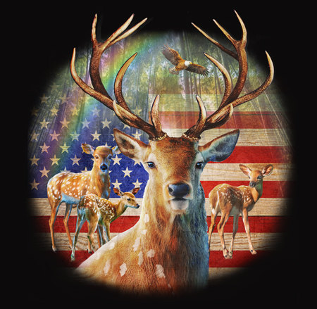 Patriotic Stag