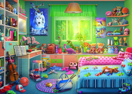 Girl and Boy Room