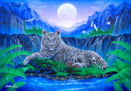 White Tiger King Of The Forest II