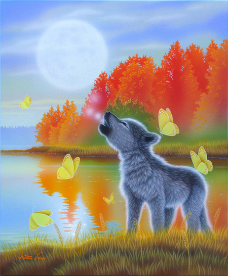 Wolf Autumn Song Of New Life