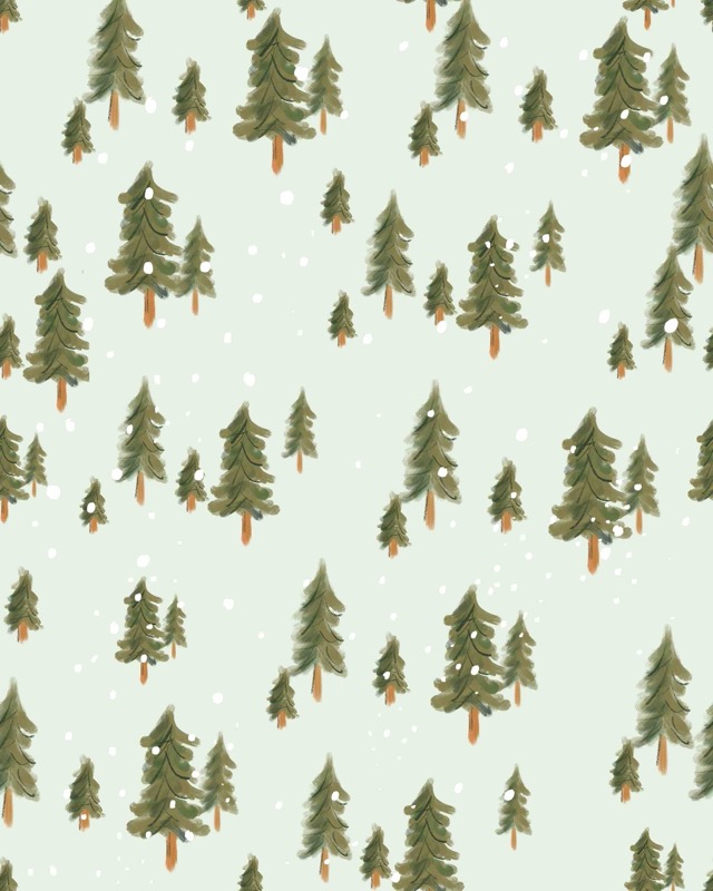 Forest Trees Pattern