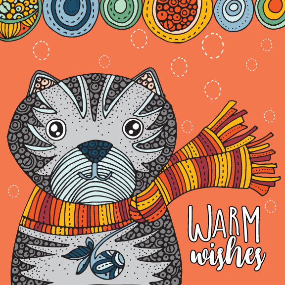 Warm Wishes Cat