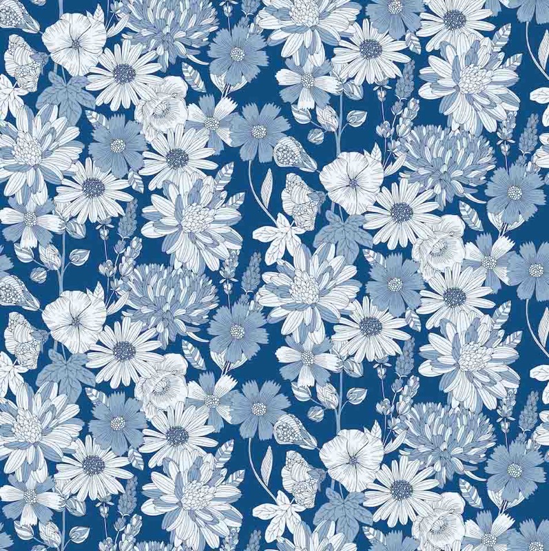 Blue Eleonor Pattern