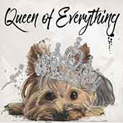 Yorkshire Terrier Wearing Tiara