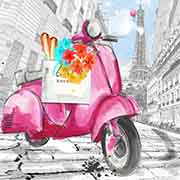 Pink Vespa