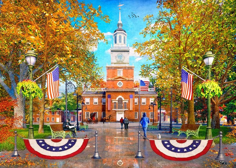 Independence Hall 50×70