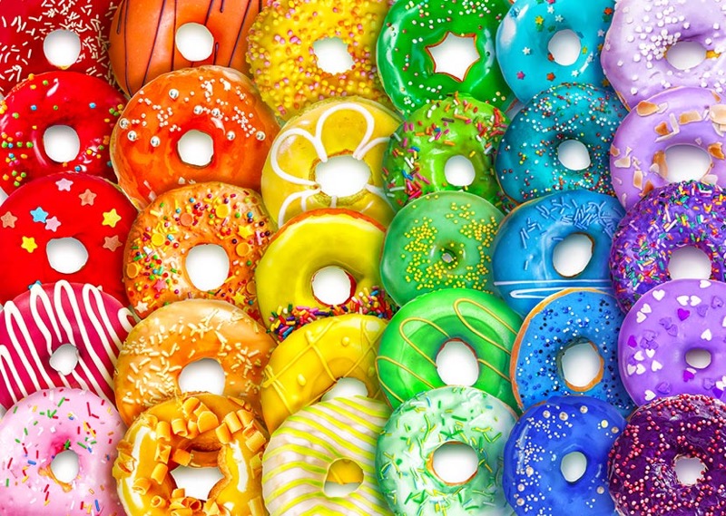 Rainbow Donuts