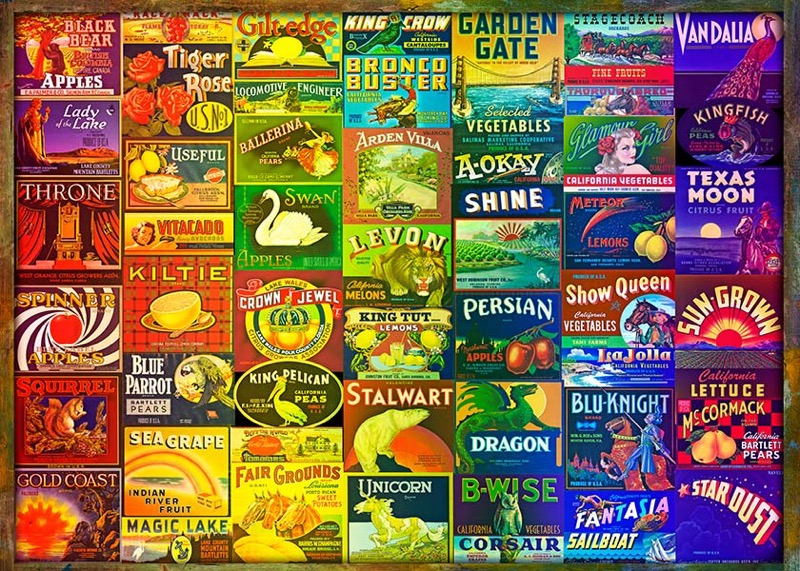 Vintage Food Labels