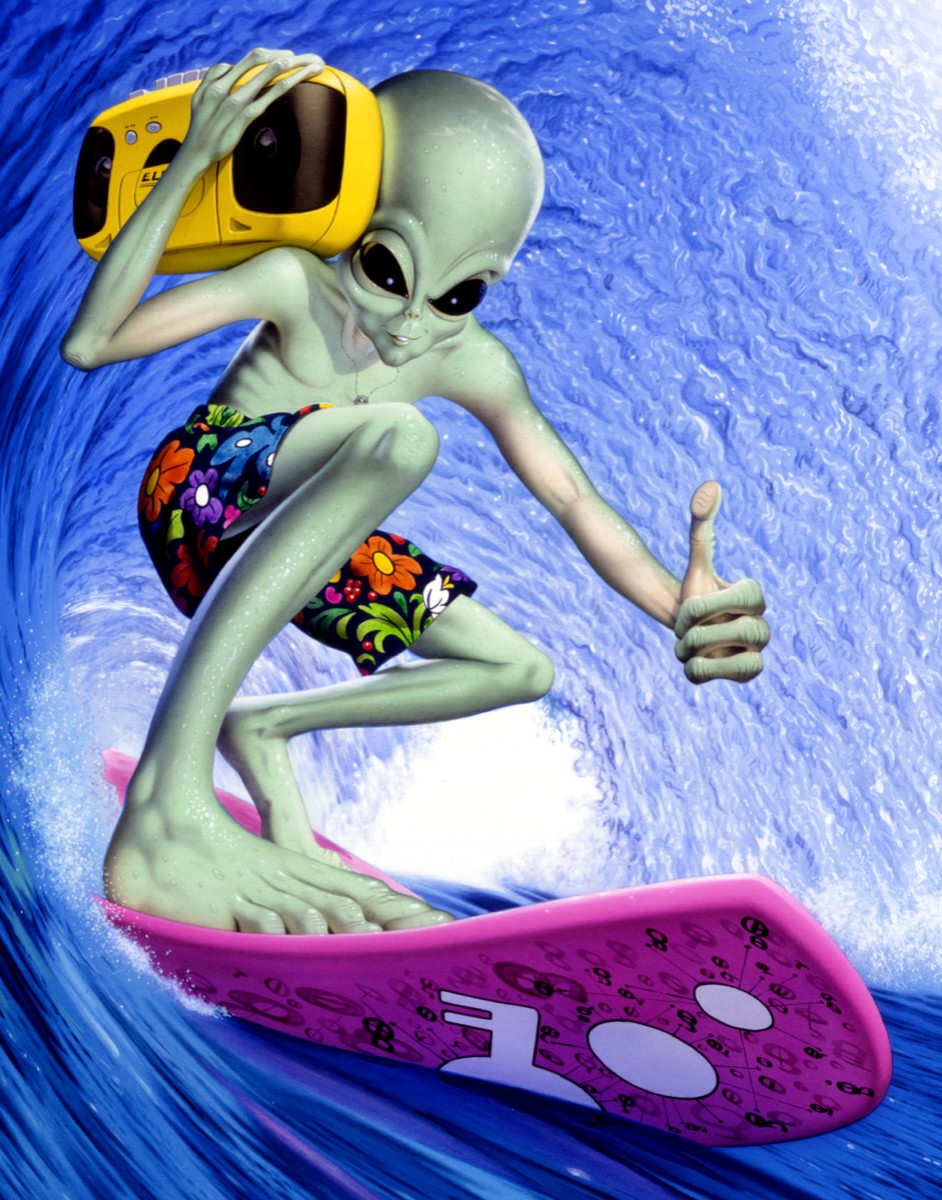 Alien Surfer