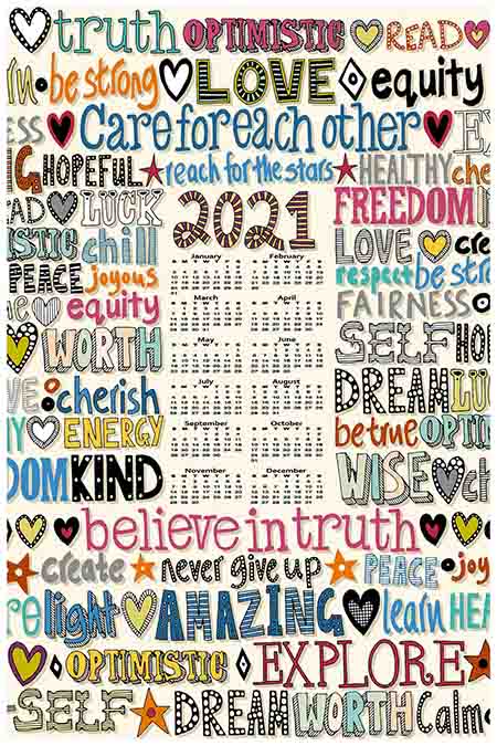 Believe In Truth Calendar 2021