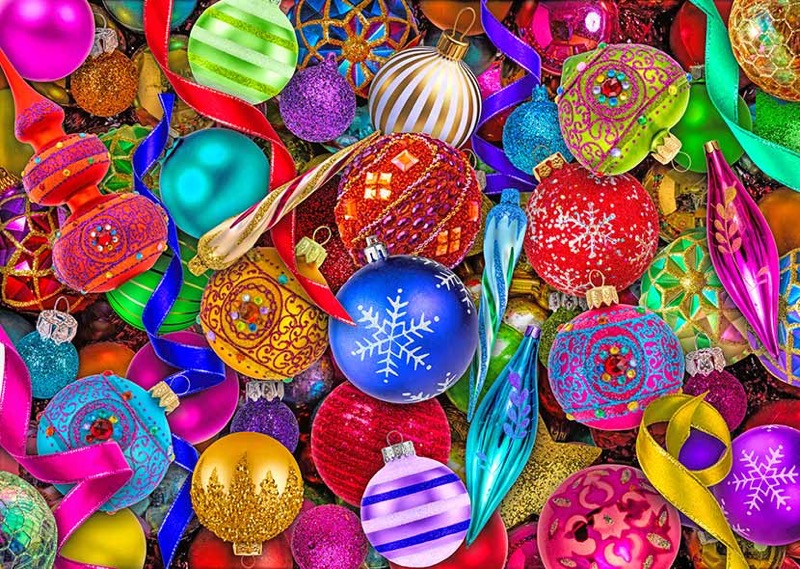 Rainbow Christmas Ornaments