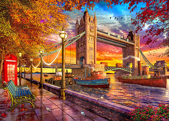 Tower Bridge Autumn Sunset