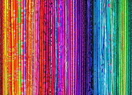 Rainbow Folded Fabrics