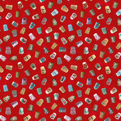 Vintage Fabric and Notions Collection Seamless (Variant 9)