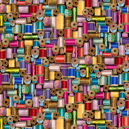 Vintage Fabric and Notions Collection Seamless (Variant 10)