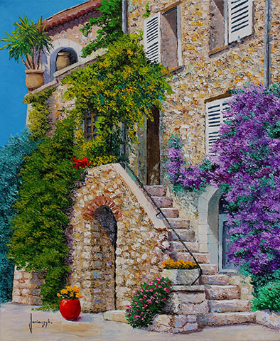 Bougainvillea In Saint Paul de Vence