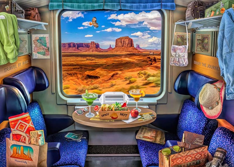 The Traveler’s Window – Monument Valley Train