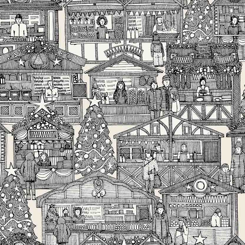 Christmas Market toile 35942