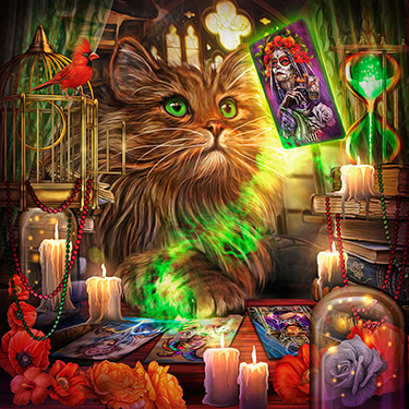 November Tarot Cat L11