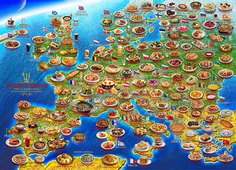 European Food Map