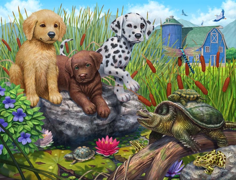 Turtles & Puppies