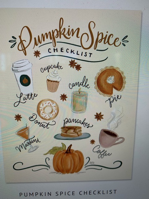 Pumpkin Spice Checklist