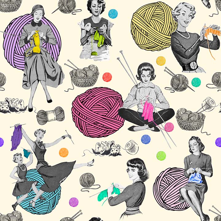 Knitting Women