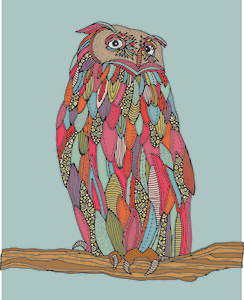 Colorful owl