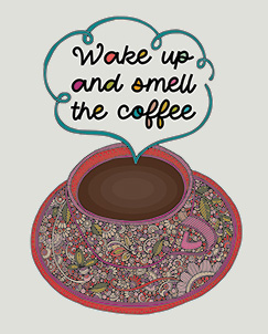 wake up ad smell the coffee