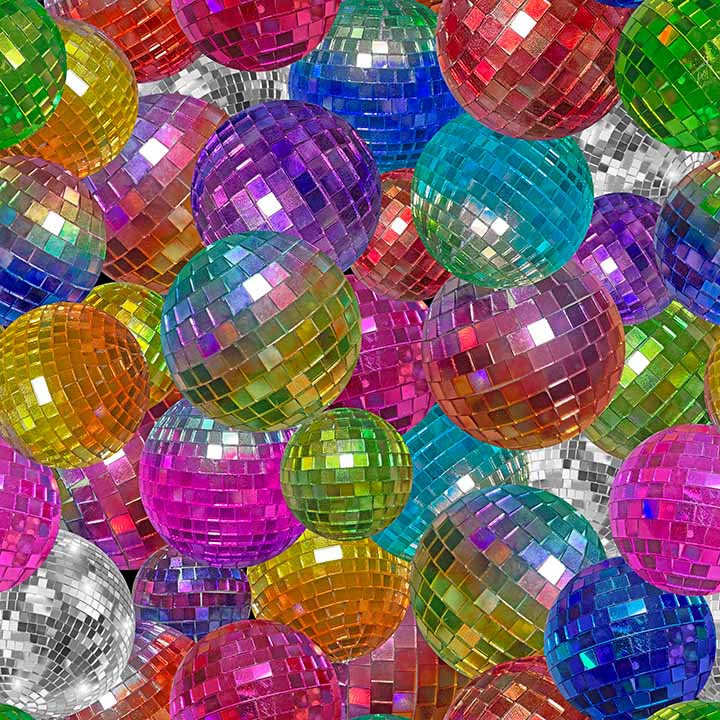 Skate night disco ball