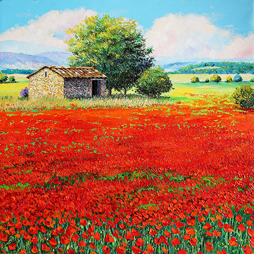 Sea of poppies