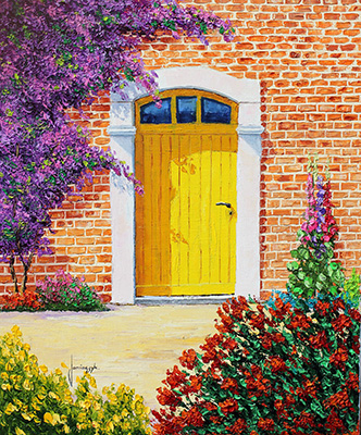 Yellow door