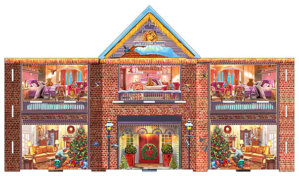 Xmas 3D House